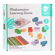 Classic World Wooden Math Game, 67 pcs.