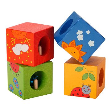 Wooden Discovery Blocks, 4 pcs.