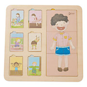 Classic World Wooden Puzzle Body, 19pc.