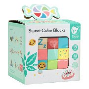 Wooden Sweet Cube Building Blocks