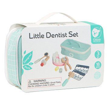 Classic World Wooden Dentist Set in Storage Bag - 10 pcs.