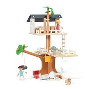 Classic World Houten Poppenhuis Boomhut, 31dlg.