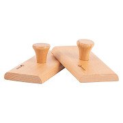 Classic World Wooden Sandblock Percussion, 2pcs.