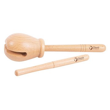 Classic World Wooden Block Percussion, 2 parts.