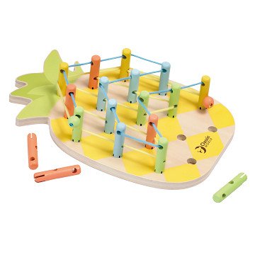 Classic World Wooden Pineapple Connecting Game, 21 pcs.