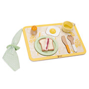 Classic World Wooden Vintage Breakfast Set with Tray, 13 pcs.