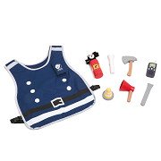 Classic World Wooden Fireman Playset, 8pcs.
