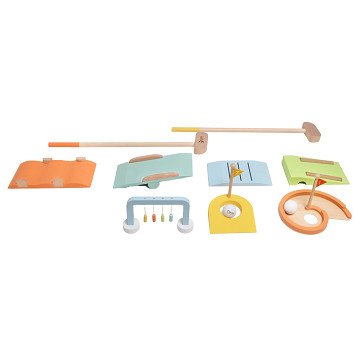 Classic World Golf-Set aus Holz, 11-teilig.