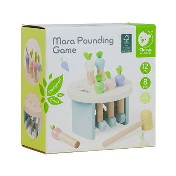 Classic World Holzhammerbank Mara, 8-tlg.