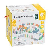 Classic World Houten Domino Oceaan, 100dlg.