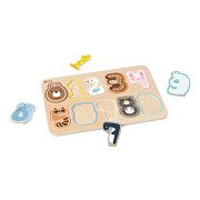 Classic World Wooden Number Puzzle, 10 pcs.