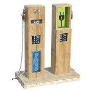 Classic World Spieltankstelle aus Holz für draußen