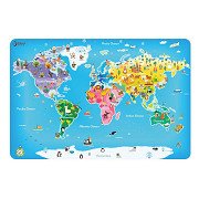 Classic World Legpuzzel Wereldkaart - 48st.