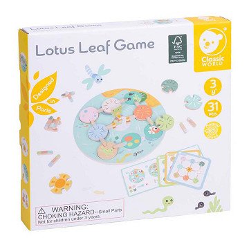 Classic World Wooden Board Game Water Lily