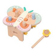 Classic World Houten Hamerbank Vlinder