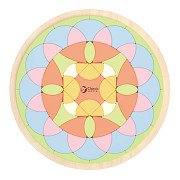 Classic World Houten Mandala Puzzel Bloem