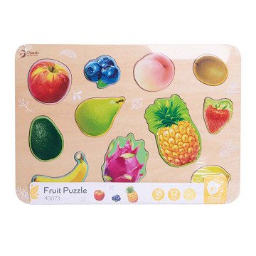 Classic World Wooden Puzzle Fruit - 11 pcs.