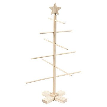 Kinder-Weihnachtsbaum aus Holz, 60 cm