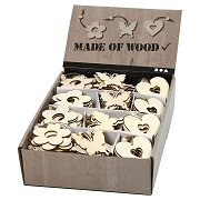 Decorate your Wooden Decoration, 200pcs.