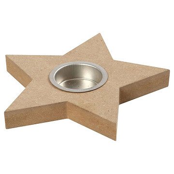 Tea light holder Star