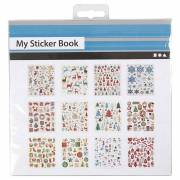 Christmas sticker package, 12 sheets