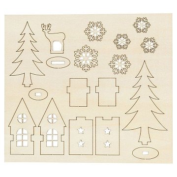 Make and Decorate your Christmas Decoration House