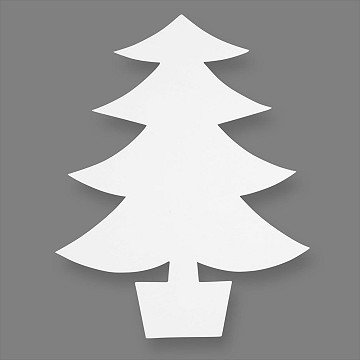 Craft Christmas trees, 25 pcs.