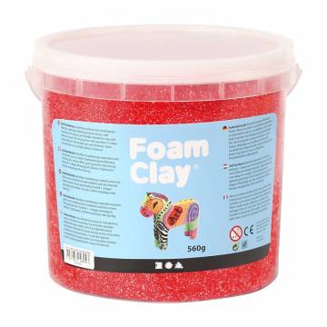 Foam Clay - Red, 560gr.