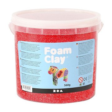 Foam Clay - Rot, 560gr.