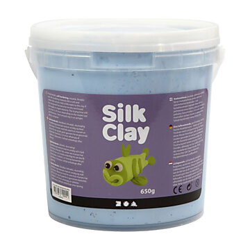Silk Clay - Neon Blauw, 650gr.