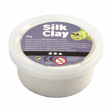 Silk Clay - White, 40gr.