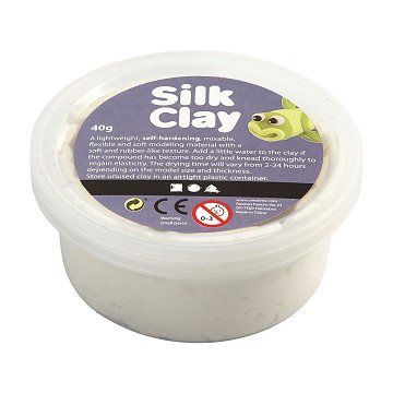 Silk Clay - Weiß, 40gr.