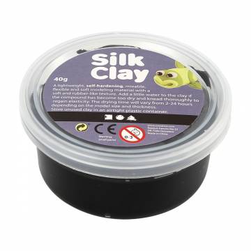 Silk Clay - Black, 40gr.