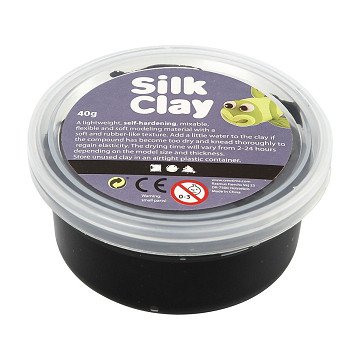 Silk Clay - Black, 40gr.