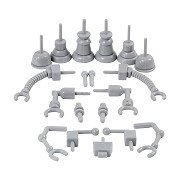 Robot Parts Gray, 19 pcs.