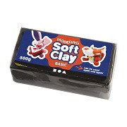 Soft Clay - Black, 500gr.