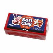 Soft Clay - Red, 500gr.