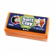 Soft Clay - Neon Orange, 500gr.