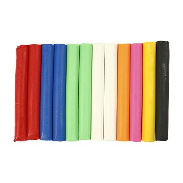 Soft Clay Set with Various Colors, 200gr.