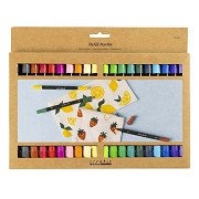 Doppelseitige Stoffmarker - Grundfarben, 20 Stk.