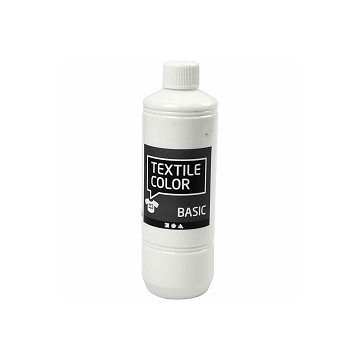 Fabric Paint - White, 500ml