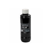 Deckende Textilfarbe - Schwarz, 250ml
