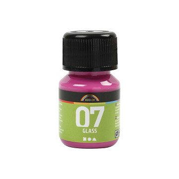 Permanente Glasfarbe - Rosa, 30ml