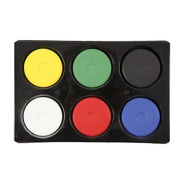 Large Watercolor Refill Blocks in palette, 6 pcs.