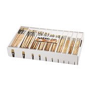 Wooden Brushes, No. 00-22, Short Handle, 120 pcs.