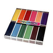 Triangular Colored Pencils - Basic Colors, 288pcs.
