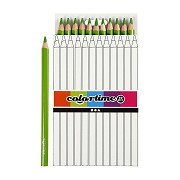 Triangular Jumbo Colored Pencils - Light Green, 12pcs.