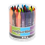 Set mit 12 Buntstiftfarben, 48 Stück.