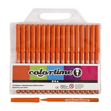 Orange Markers, 18pcs.