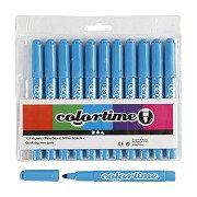 Light Blue Jumbo Markers, 12pcs.